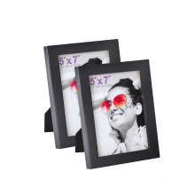 Wholesale Custom High Quality 5x7 Black Table Top Display Wood Photo Picture Frame with other picture frame